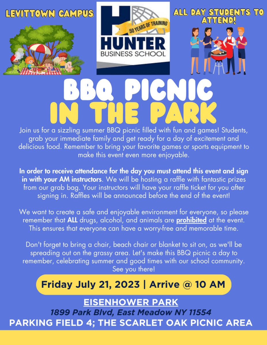 BBQ Picnic in the Park | Hunter Business School