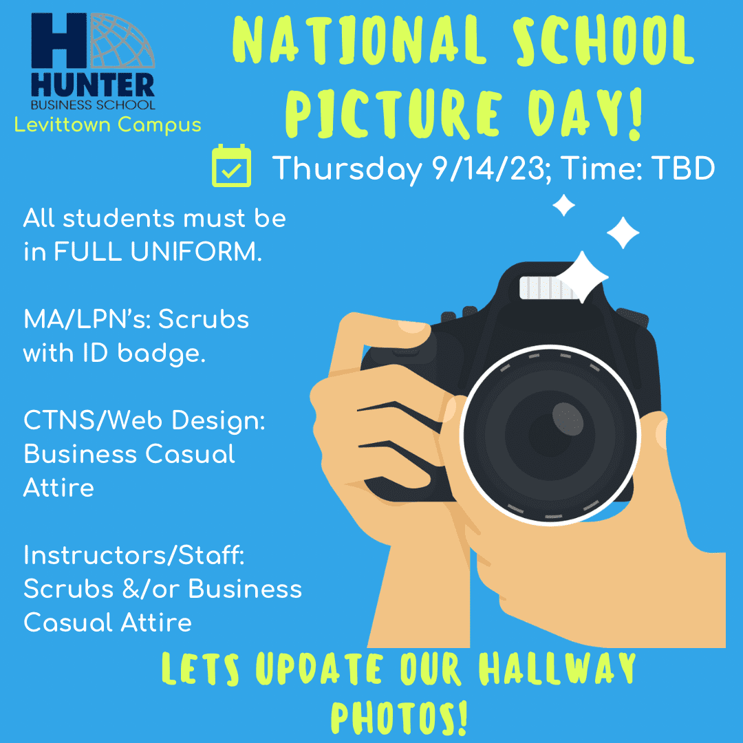 National School Picture Day Hunter Business School